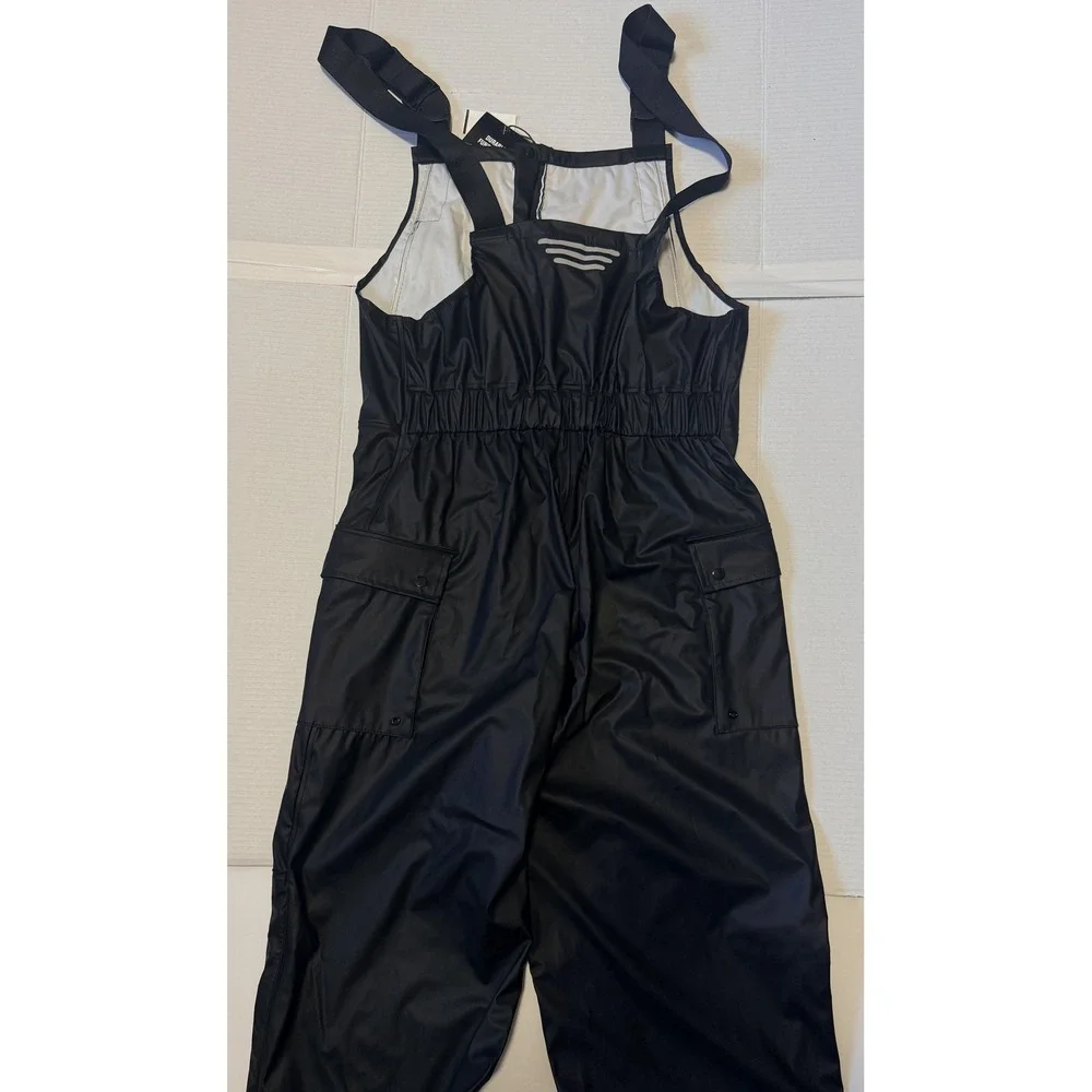 CATERPILLAR Longshore Bib - Men's Black Waterproof Windproof Overalls - L/34 NWT